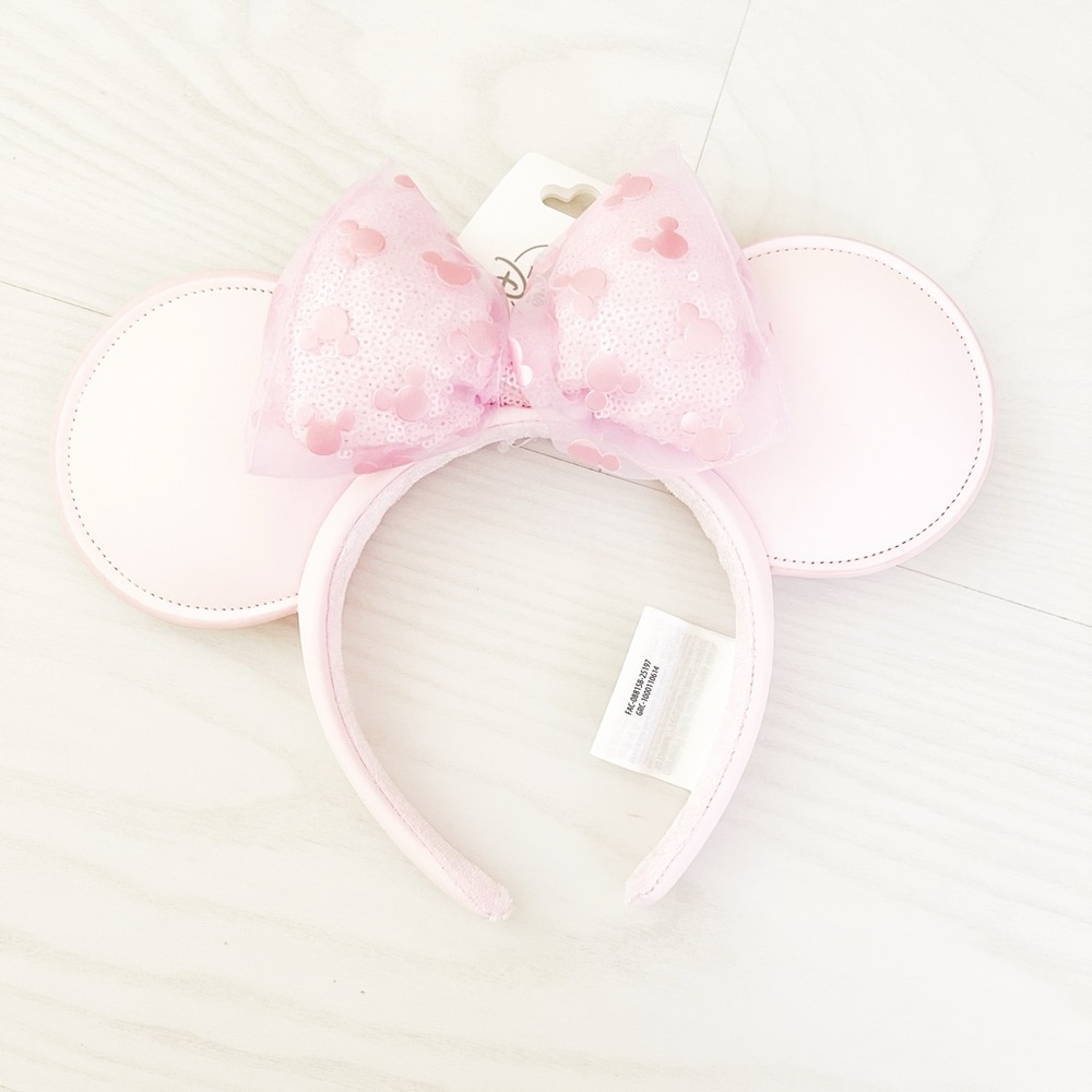 Minnie Mouse Ear Headband – Pink Milk